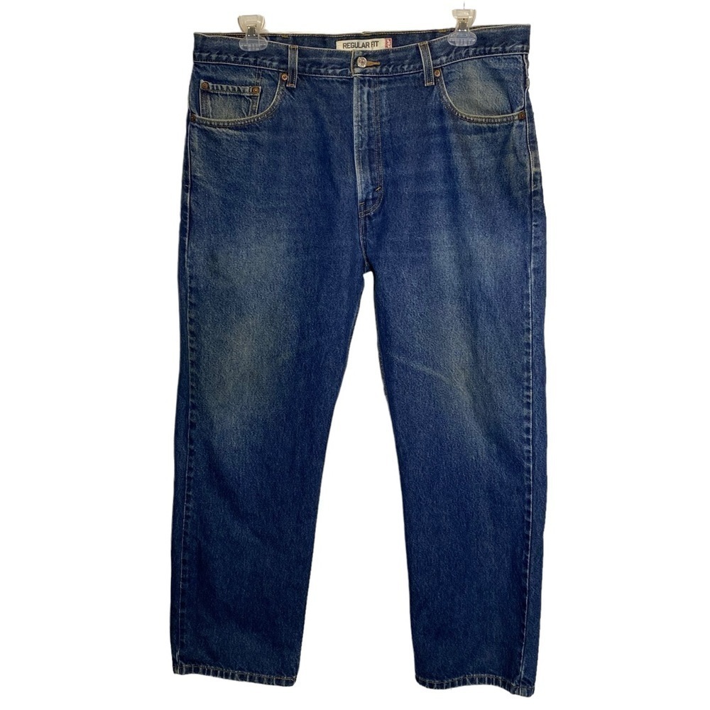 Levi's 505 men's size 40/30  medium wash straight leg regular fit denim Jeans